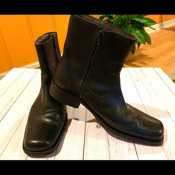 guess leather ankle boots